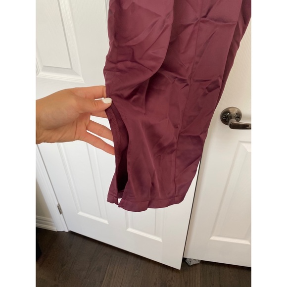 Missguided Satin Maroon Burgundy Cocktail Dress, size US6 - Picture 3 of 8